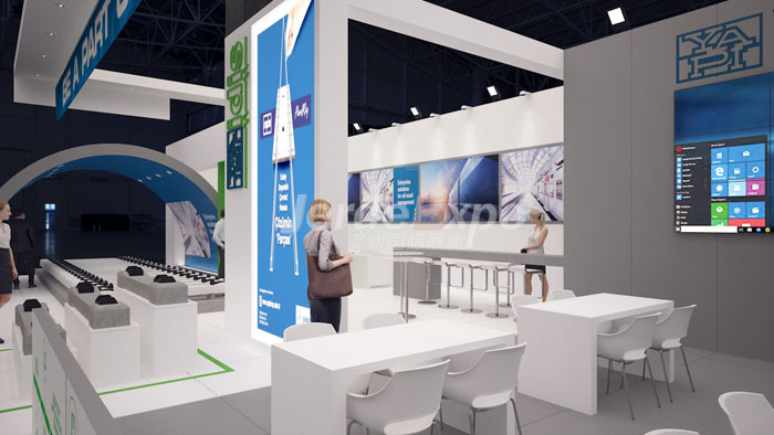 270㎡國外展廳設(shè)計欣賞