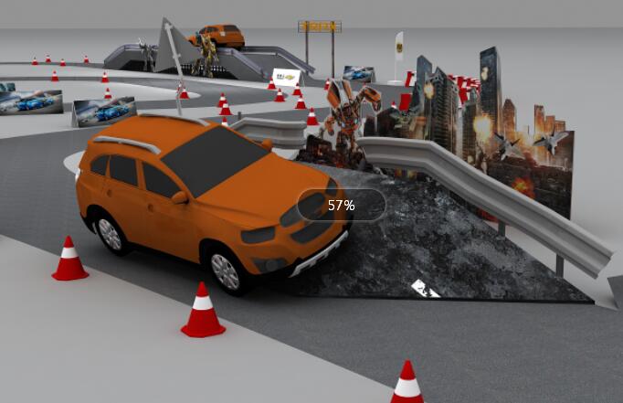 展臺設(shè)計中有效的空間位置展臺展品