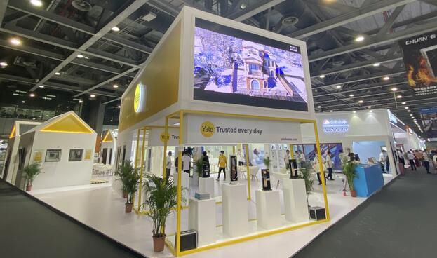 環(huán)島型和半島型展臺設計