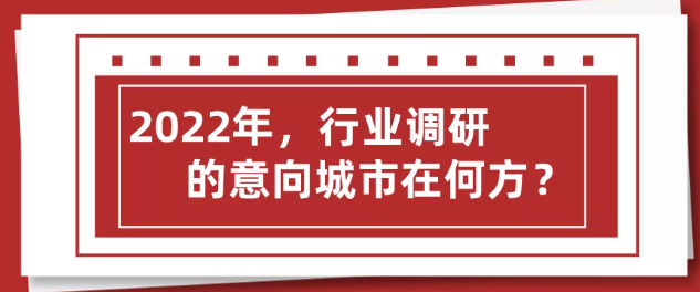 2022年 行業(yè)調(diào)研之意向城市在何方？上海展會搭建公司回答道！