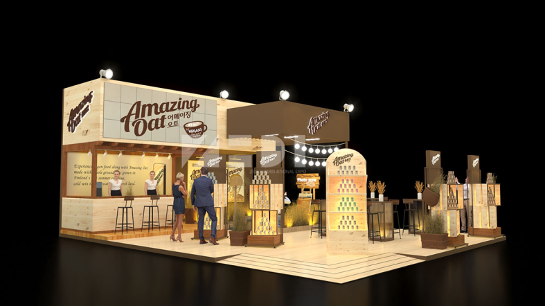 餐飲展會設(shè)計效果圖 餐飲展會設(shè)計效果圖