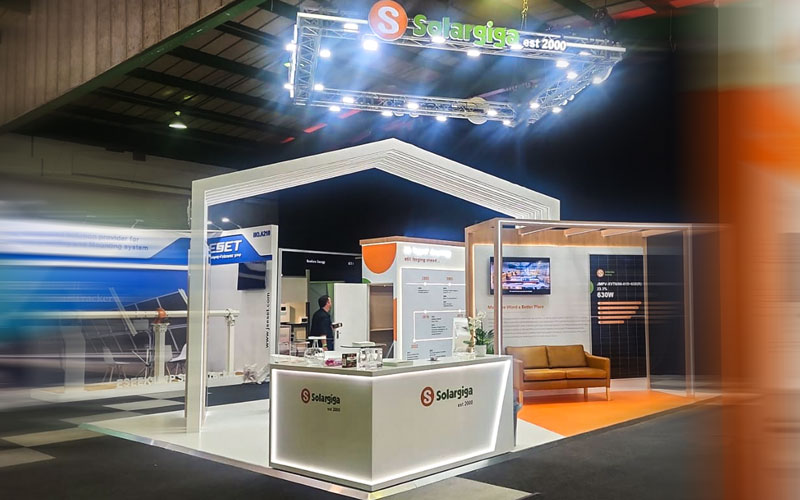 澤迪展位設(shè)計(jì)搭建公司攜手“陽光能源”亮相南非光伏展