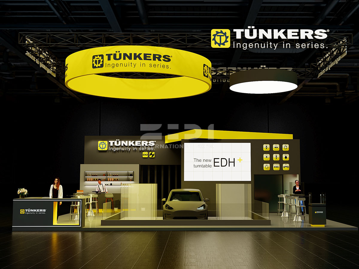 汽車(chē)鋁工業(yè)展位設(shè)計(jì)